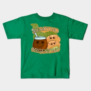 Mate & Medialunas Kids T-Shirt